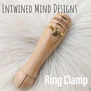 Entwined Mind Designs Laser Engraved Ring Clamp for Wire Weaving