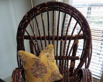 Handmade Bent willow chair**  Twig bentwood chair
