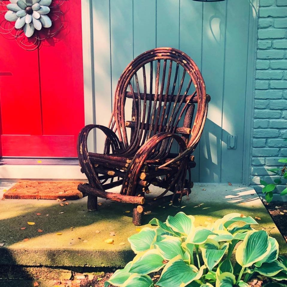 Handmade Twig Willow chair ** Bentwood chair