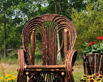 The Palmetto Chair ** handmade Carolina twig willow chair