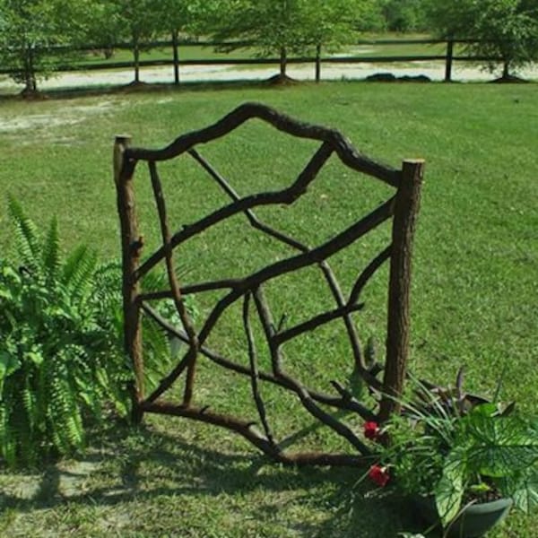 Rustic Garden Gate - Etsy