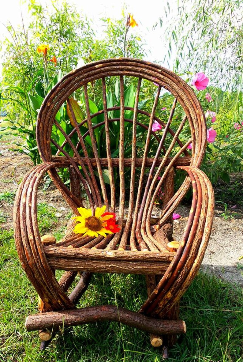 Handmade Willow Furniture 3 Piece Set Autumn Special Includes Etsy
