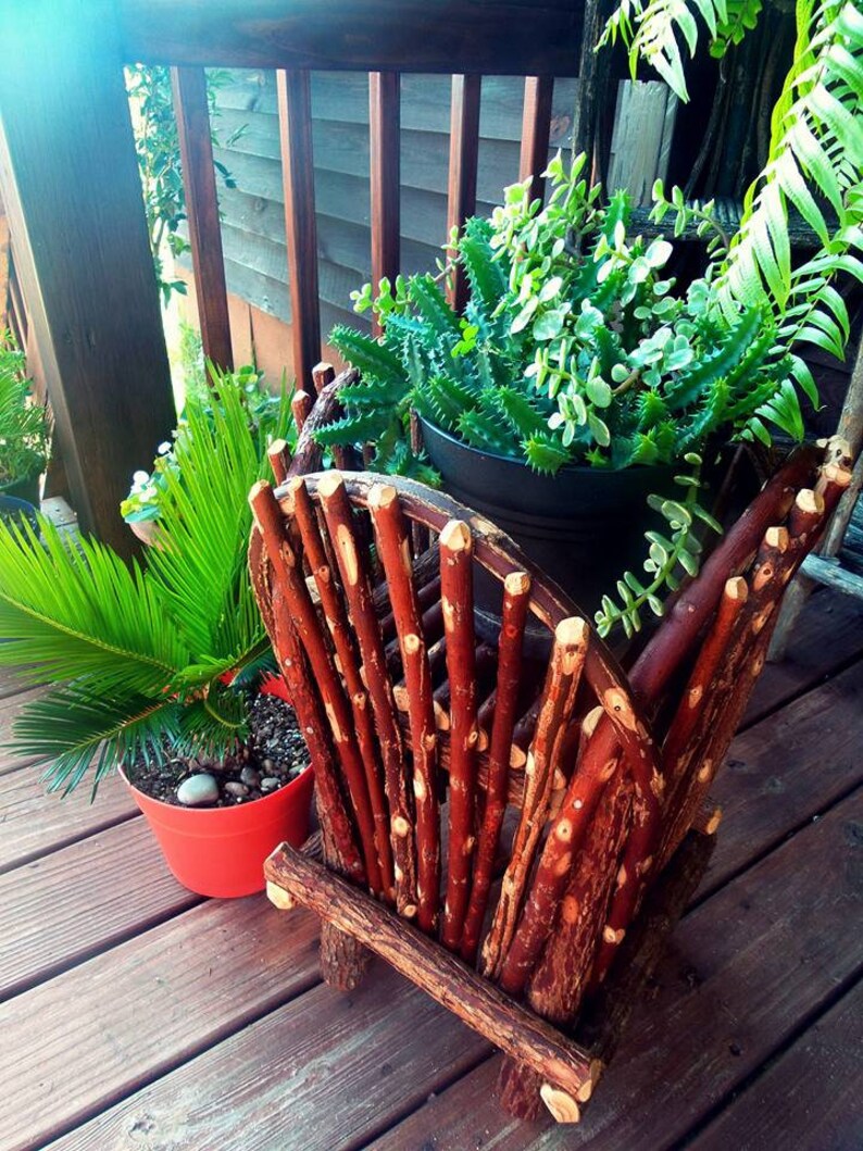 Handmade Planter Willow Planter Wood Planter Etsy