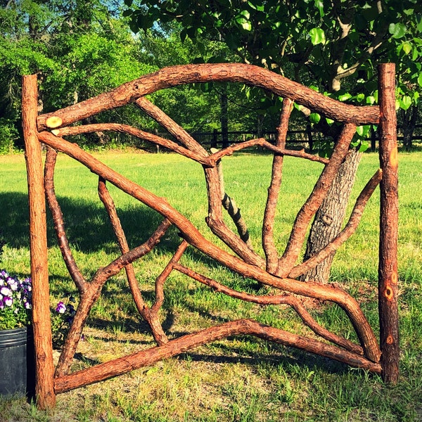 Rustic Garden Gate - Etsy