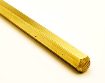 Solid Brass Hexagonal bar