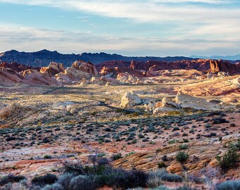 Valley of Fire Photo | Rainbow Vista View | Nevada Landscape Photography - Valley of Fire Print - Southwest Photo - Nevada Wall Art
