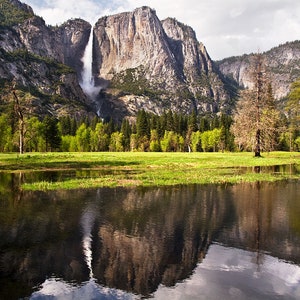 Yosemite Photo Print yosemite Falls Reflection Yosemite Wall Art ...