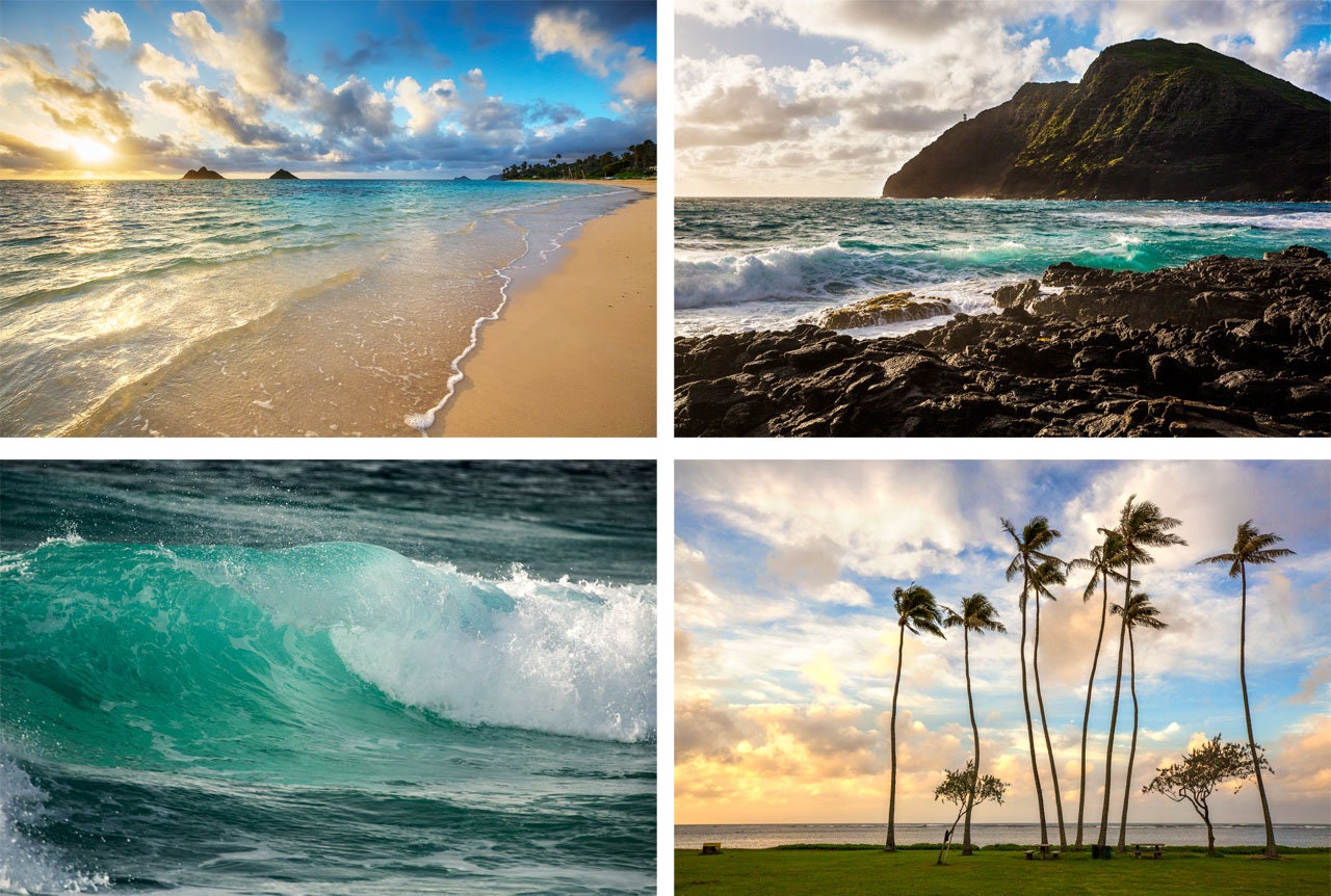 Hawaii Print Set Hawaii Beaches Hawaii Photo | Etsy