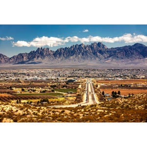 Las Cruces Photo, Las Cruces & Organ Mountains View, Las Cruces New Mexico Photo, New Mexico Wall Art, Las Cruces Photography