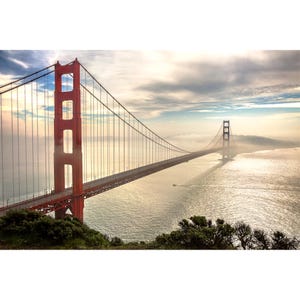 Golden Gate Bridge Photo, &quot;A Rare Morning&quot; San Francisco Photography, Golden Gate Bridge Wall Art, San Francisco Home Decor Print