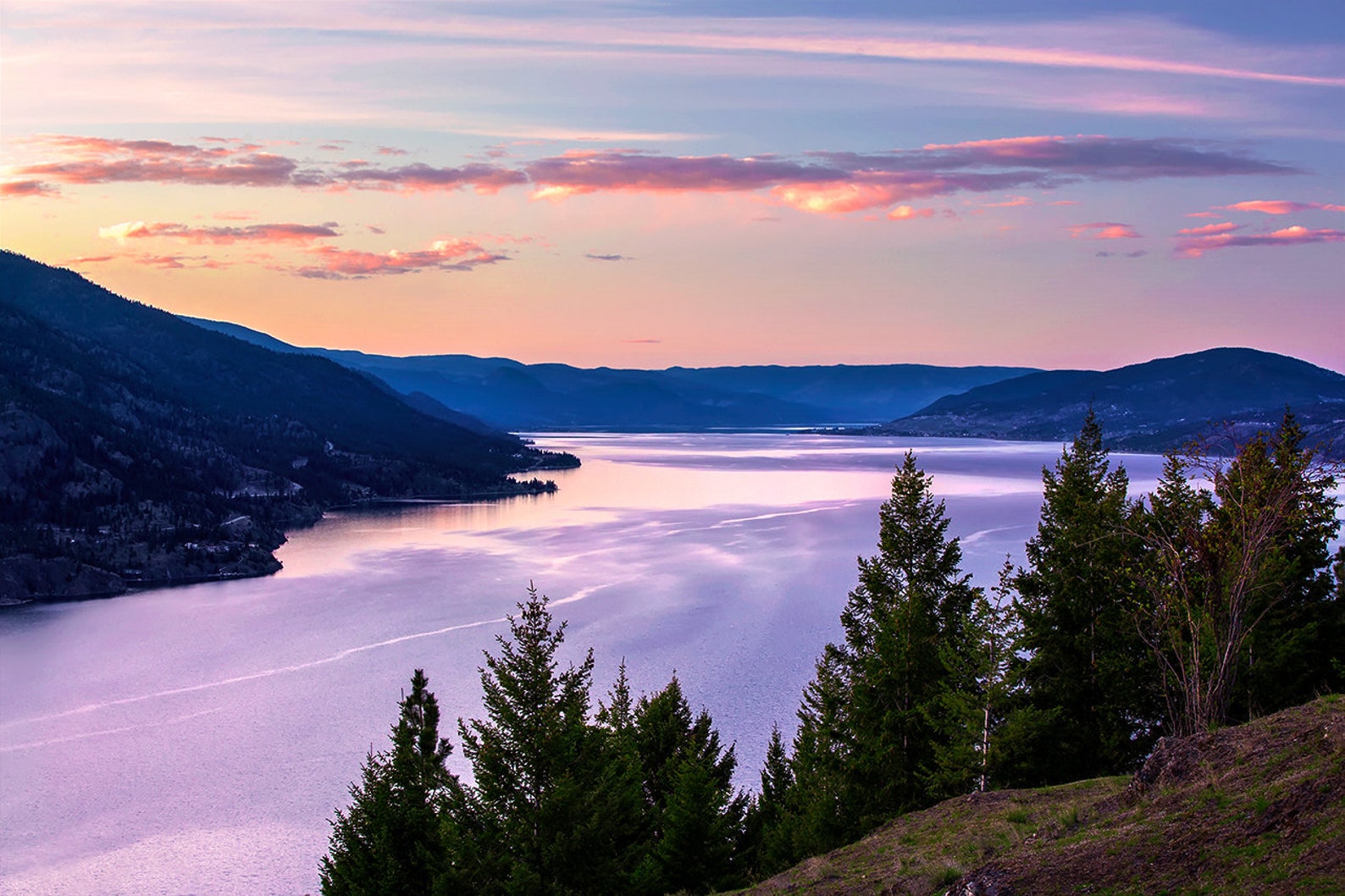 Kelowna Print knox Mountain View British Etsy