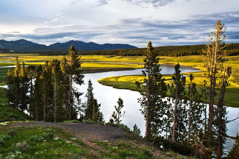 Yellowstone Photo Set Yellowstone National Park Print Etsy
