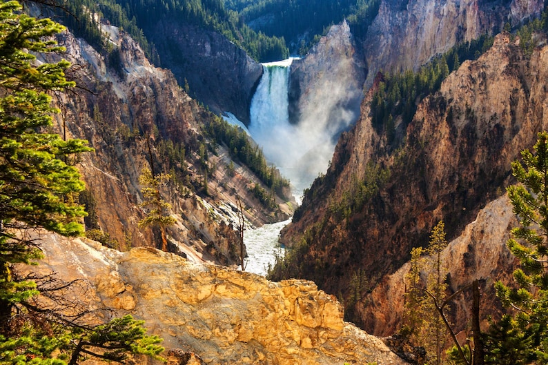 Yellowstone Photo Set Yellowstone National Park Print Etsy