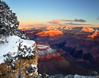 Grand Canyon Photography, Grand Canyon Vivid Sunrise, Grand Canyon Print - Grand Canyon Sunset Wall Art - Southwest Landscape Print