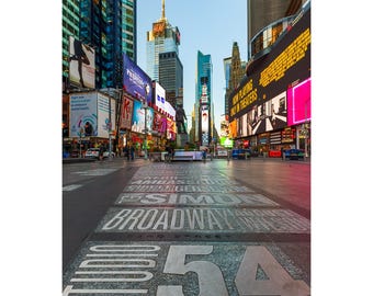 Times Square Puddle Reflection - Etsy