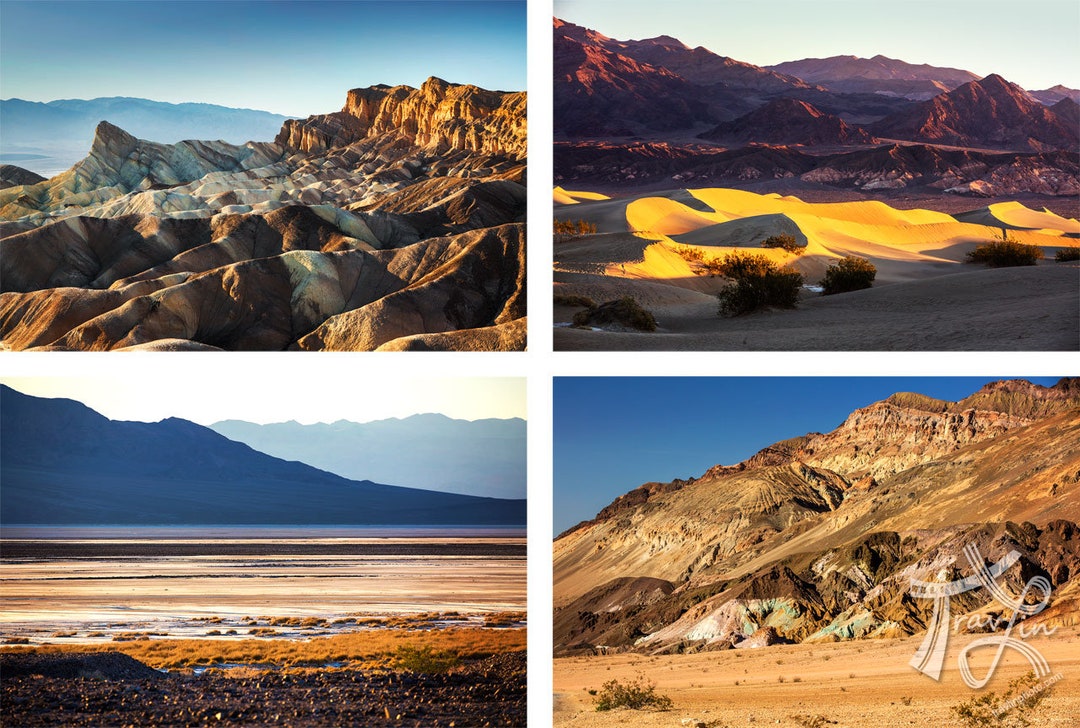 Death Valley Print Set death Valley Views - Etsy
