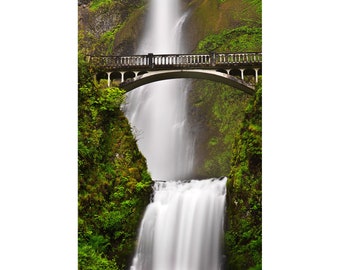 Oregon Photo | "Multnomah Falls View" | Oregon Waterfall Photography | Columbia River Gorge Photo - Multnomah Falls Photo - Oregon Print