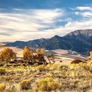 Great Sand Dunes Photo | Sand Dunes Landscape | Great Sand Dunes National Park Print - Colorado Great Sand Dunes Wall Art - Desert Print