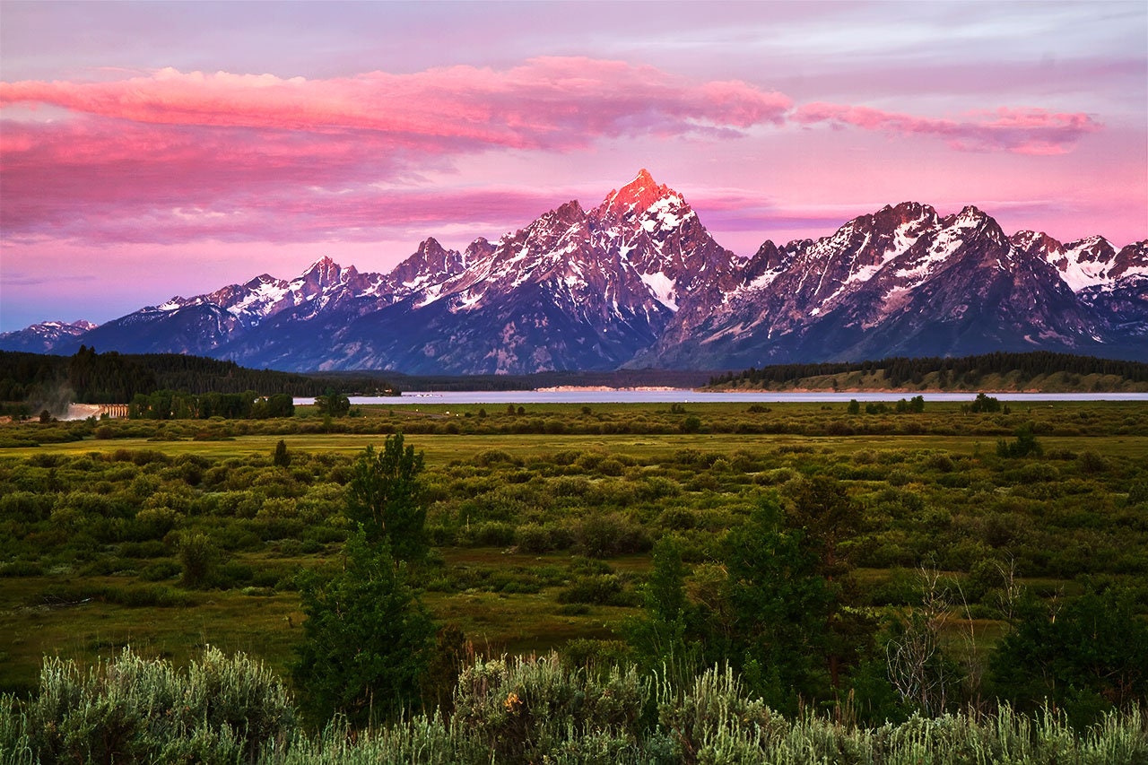 Grand Teton Photo Set Grand Teton National Park Wall Art - Etsy