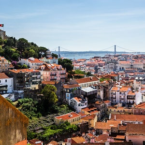 Portugal Photo | &quot;Lisbon Skyline&quot; | Portugal Photography | Lisbon Photo - Lisbon Print - Lisbon Portugal Print - Portugal Wall Art Decor