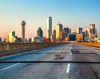 Dallas Skyline Print | "Road to Dallas" | Dallas Wall Art - Dallas Photo - Dallas Home Decor - Dallas Skyline Photo - Dallas 11x14 Photo