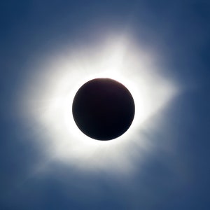 2017 Eclipse Photo blue Sky Eclipse Solar - Etsy