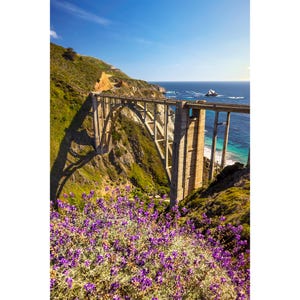 Bixby Bridge Print, Bixby Bridge Summer Days, Big Sur Photo, California Coastal Photography, Big Sur Wall Art, Bixby Bridge Picture