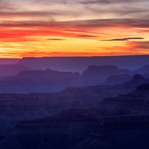 Grand Canyon Photography, Grand Canyon Layers, Arizona Sunset Photography, Grand Canyon National Park Art, American Southwest Wall Art Decor