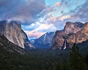 Yosemite Wall Art | "Yosemite Tunnel View" | Yosemite Sunset Photo - Yosemite Print - Yosemite Photo - Tunnel View Photo - Classic Yosemite