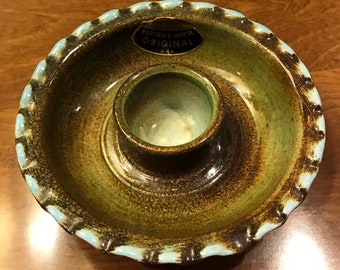 1979 Original Pottery Candle Holder by Dryden
