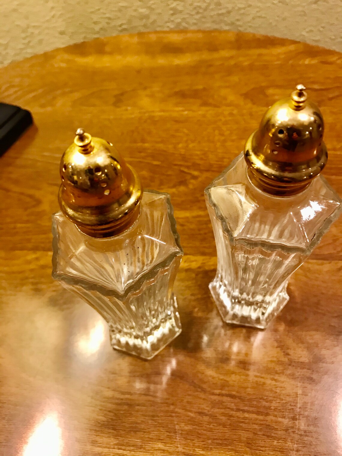 mikasa diamond fire salt and pepper shakers