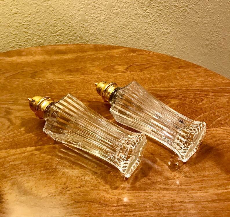 mikasa diamond fire salt and pepper shakers