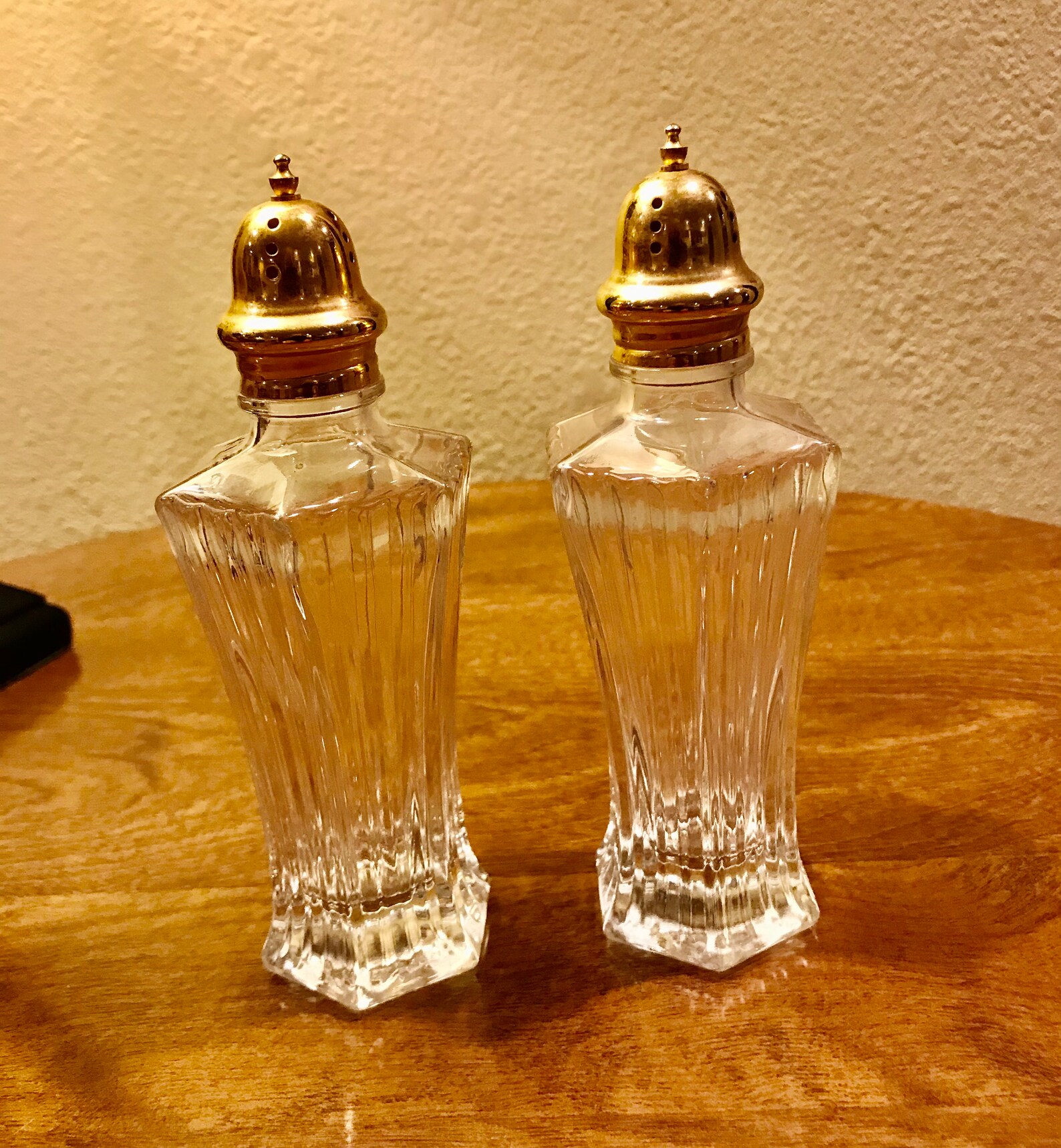 mikasa diamond fire salt and pepper shakers