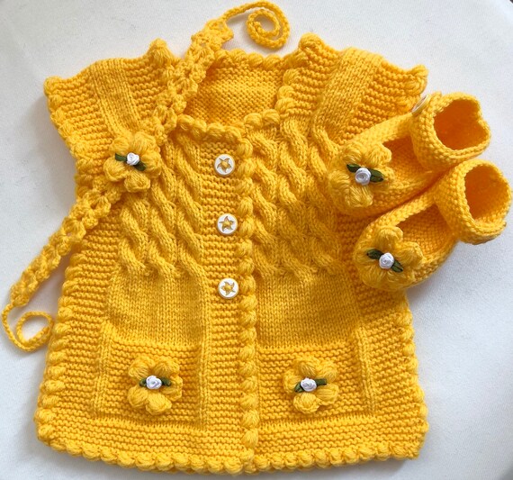 knitted vest baby