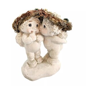 Dreamsicle Figurine Stolen Kiss Cherubs Baby Angels Love Romance DC162 1994