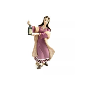 Kinkade Hawthorne Village Nativity Figurine Lighting the Night Girl Lamp 2004