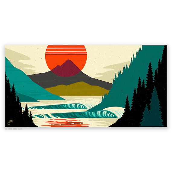 Northern Sol 2 | Pacific Northwest Coast Contemporary Art Print