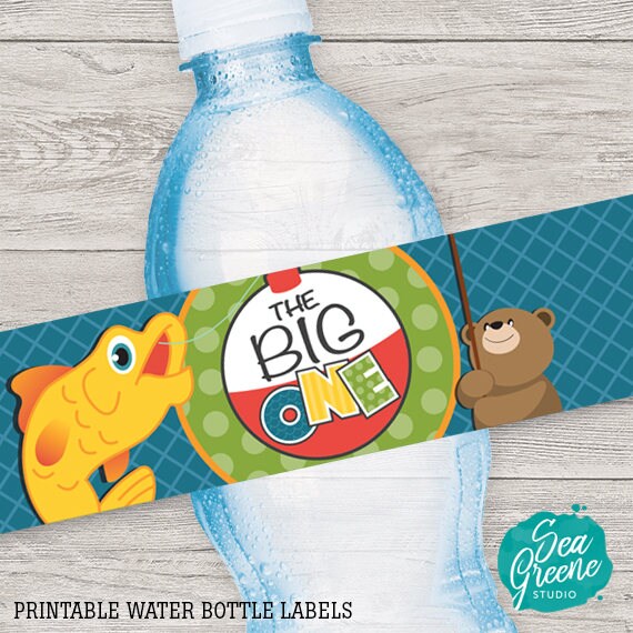 The Big One Birthday Printable First Birthday Invitation Fishing ...