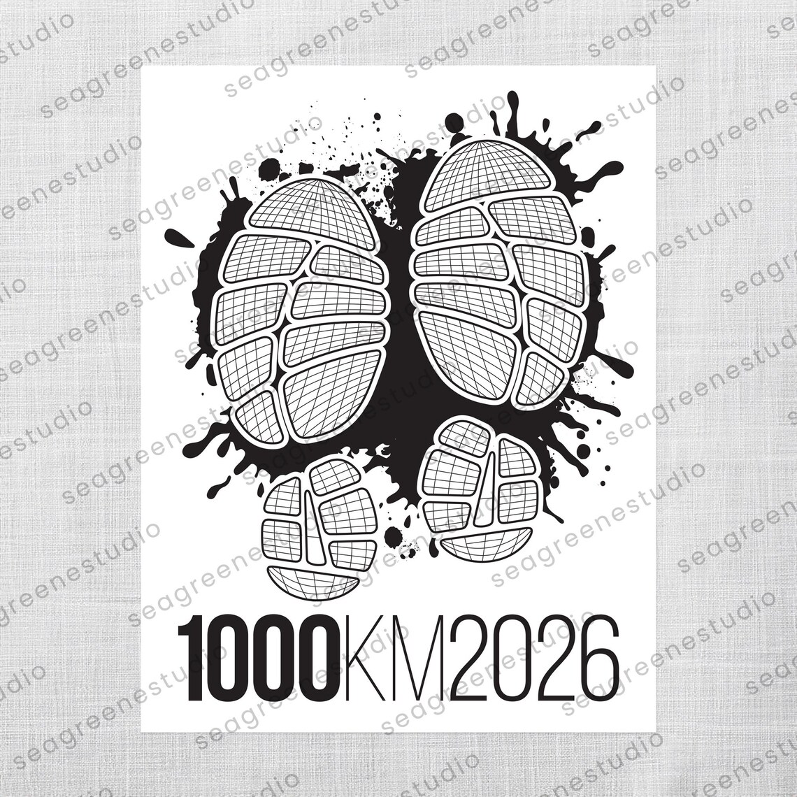 2026 Run Tracker Printable: 1000 Mile/km Challenge (PDF) - Etsy