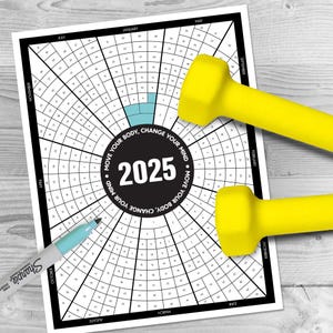 Printable 2025 Daily Fitness Tracker