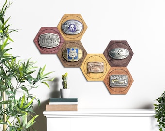 Personalized running Buckle display - Buckle holder - Ultra Marathon Buckle display - Buckle display - Buckle hanger