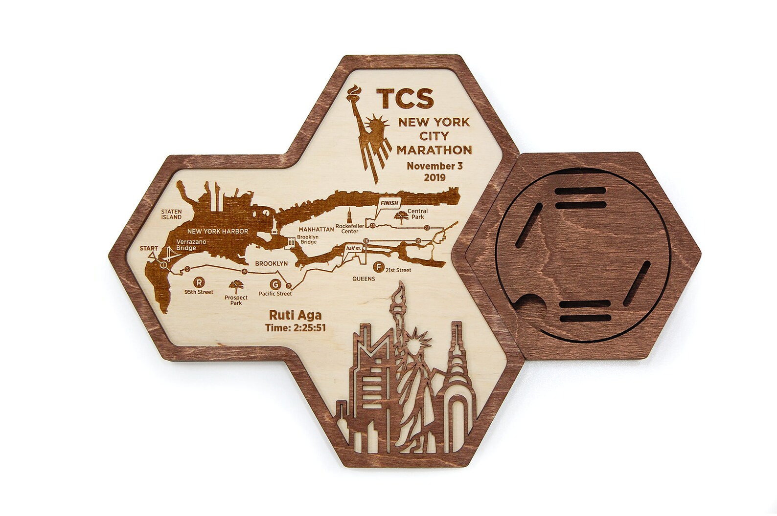 New York City Marathon Medal Display Holder With Etsy