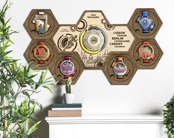 SuperHalfs Finisher-Medaillenhalter mit vollständiger Personalisierung - Finisher-Medaillenaufhänger