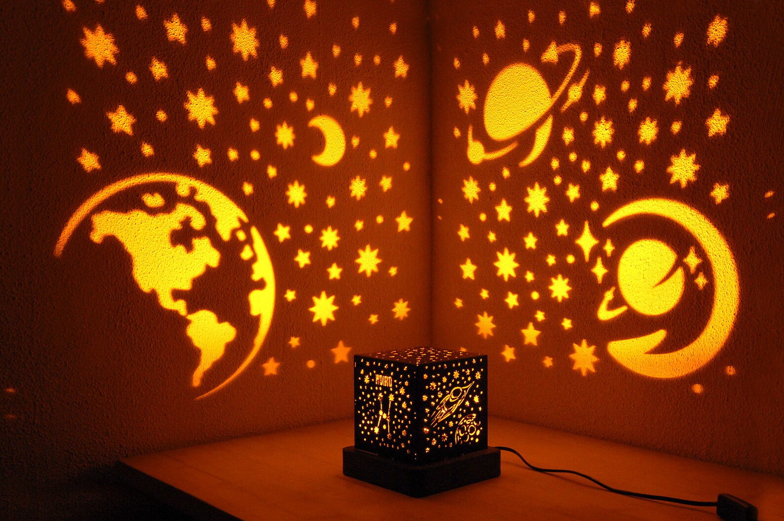 LED lamp zodiac signs Stars night light Bedside lamp Magic Etsy
