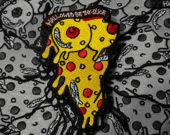 PizzaTits Iron On Embroidered Patch