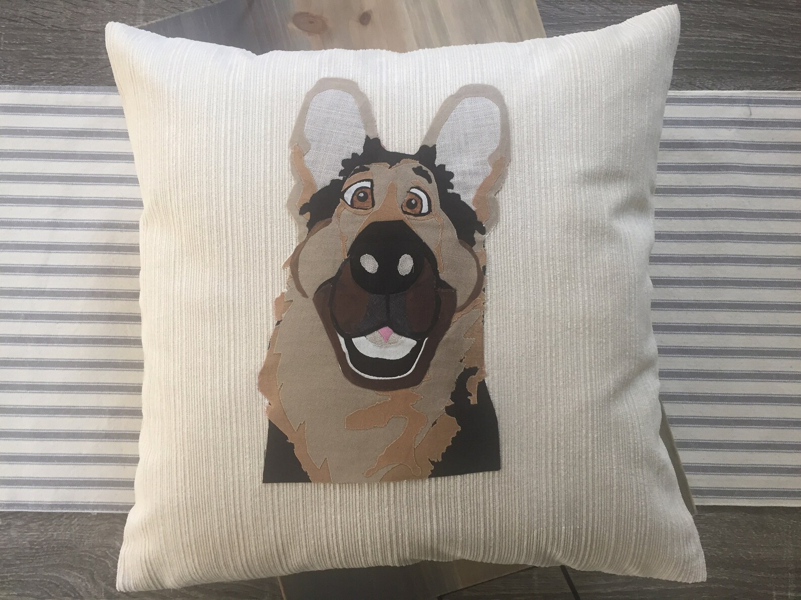 German Shepherd 16 Pillow cover Pet Throw Pillow Dog Couch Etsy
