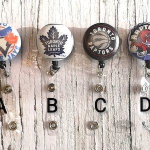 Carrete de credencial retráctil del equipo deportivo de Toronto: 1,25"