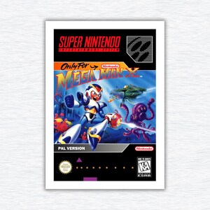 Mega Man X Snes Memories – Stampa artistica Super Nintendo – Poster decorativo retrò vintage – Retrogaming Nintendo – Shake - Pop&Street ART