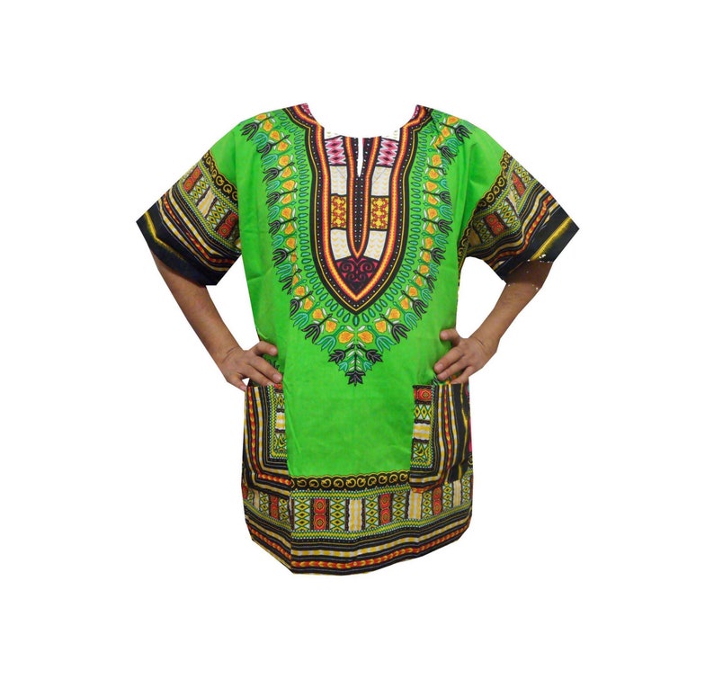 Dashiki Men African Shirt Summer Beach Top Vintage Costume | Etsy
