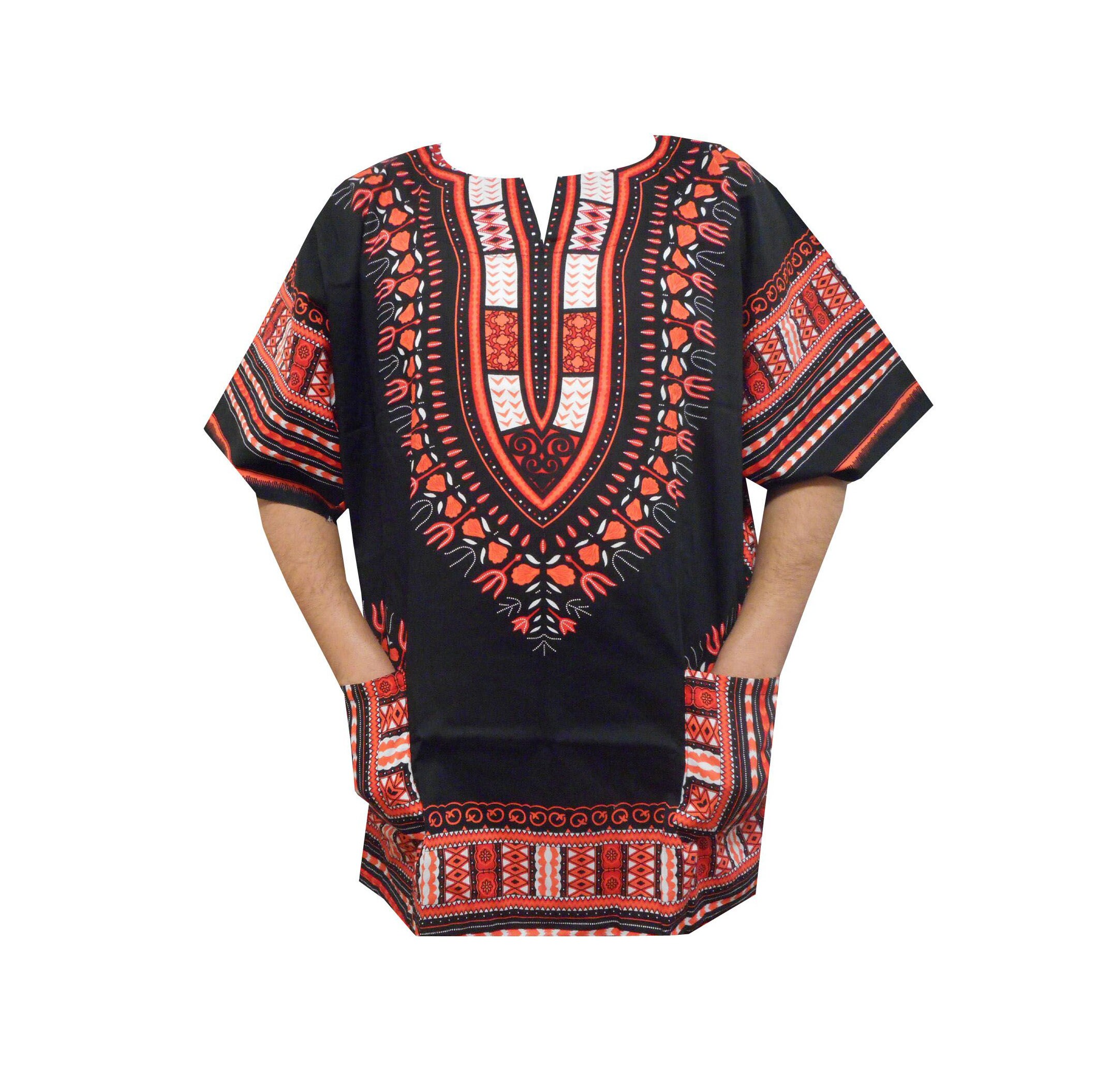 Dashiki African Men Shirt Mexican 